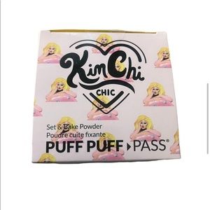 KIM CHI PUFF PUFF PASS SET & BAKE POWDER - 03 TRANSLUCENT makeup new in box